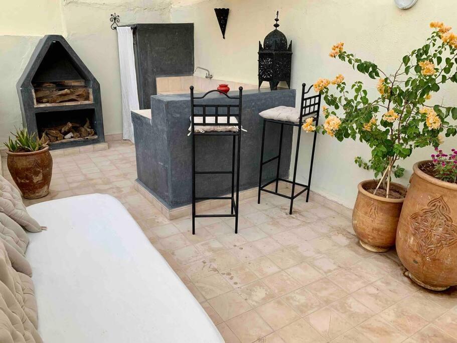 Riad Darna 4 Chambres Avec Piscine Et Petit Dejeuner Marrakesh Buitenkant foto